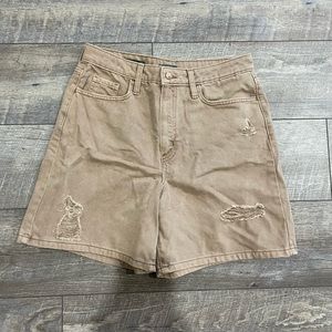 Wild Fable Brown Earthy Jean Shorts size 8